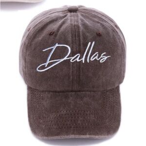 Zenana Washed Embroidered City Baseball Cap – Dallas